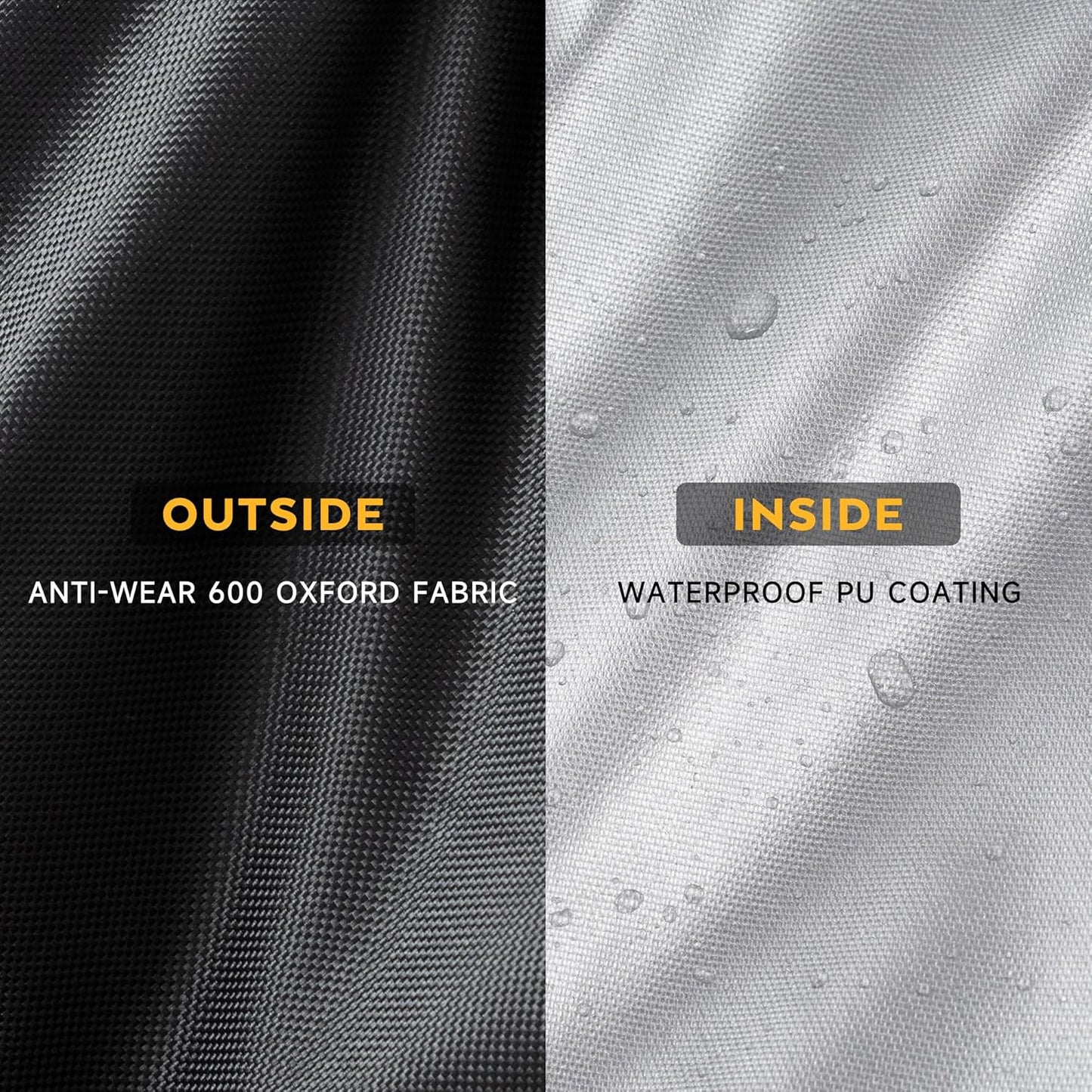 Grill Cover for Royal Gourmet CD1519 Portable Charcoal Grill, Tabletop BBQ Cover for Royal Gourmet Small Charcoal Camping Grill