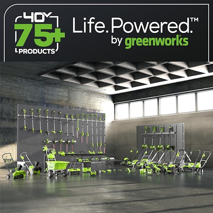 Greenworks 40V 13-Inch Cordless String Trimmer / Edger (Gen 2), Battery and Charger Not Included