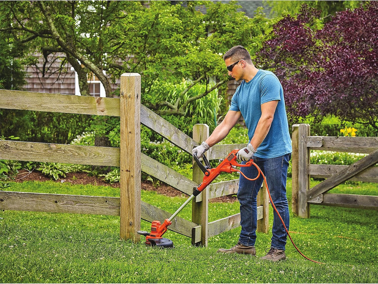 BLACK+DECKER String Trimmer, Electric, 14-inch (BESTE620)